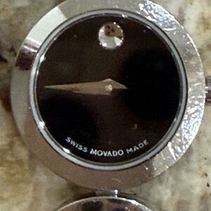 Movado Ono Diamond Stainless Silver Watch